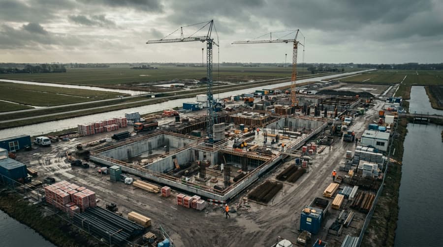 Oplevering bouwkavel